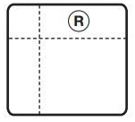 Manuell recliner 80 cm