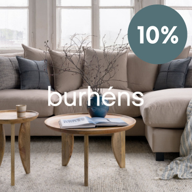 10% rabatt på Burhéns