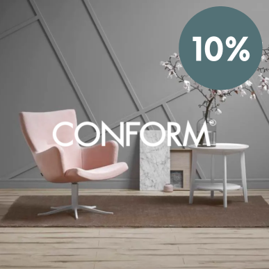 10% rabatt på utvalda fåtöljer från Conform