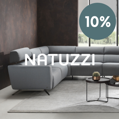 10% rabatt på Natuzzi