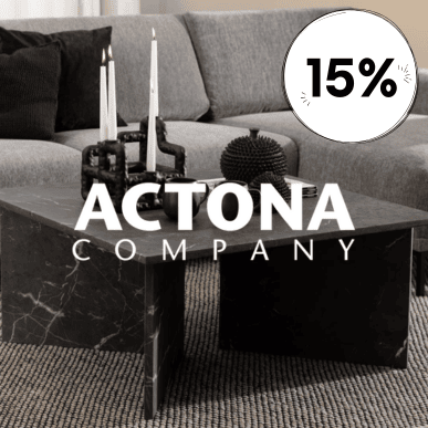 15% rabatt på Actona