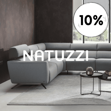 10% rabatt på Natuzzi