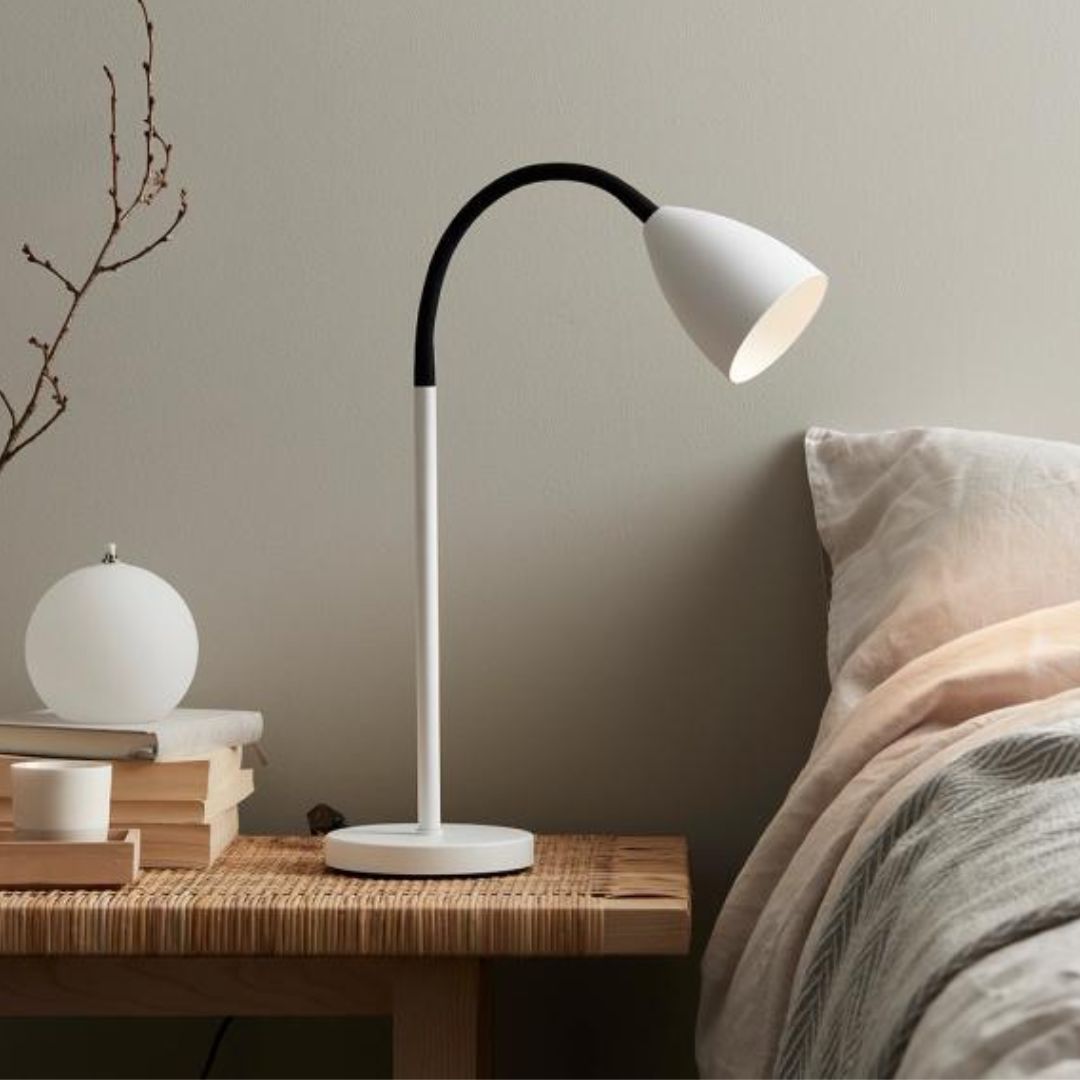 Inspiration till placering av lampor och belysning i sovrummet
